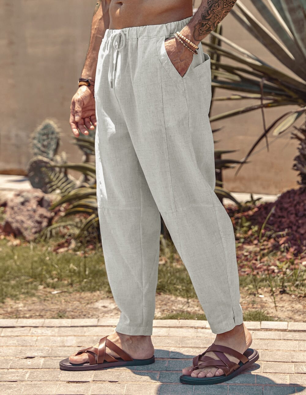 Pantalon de Lino playero