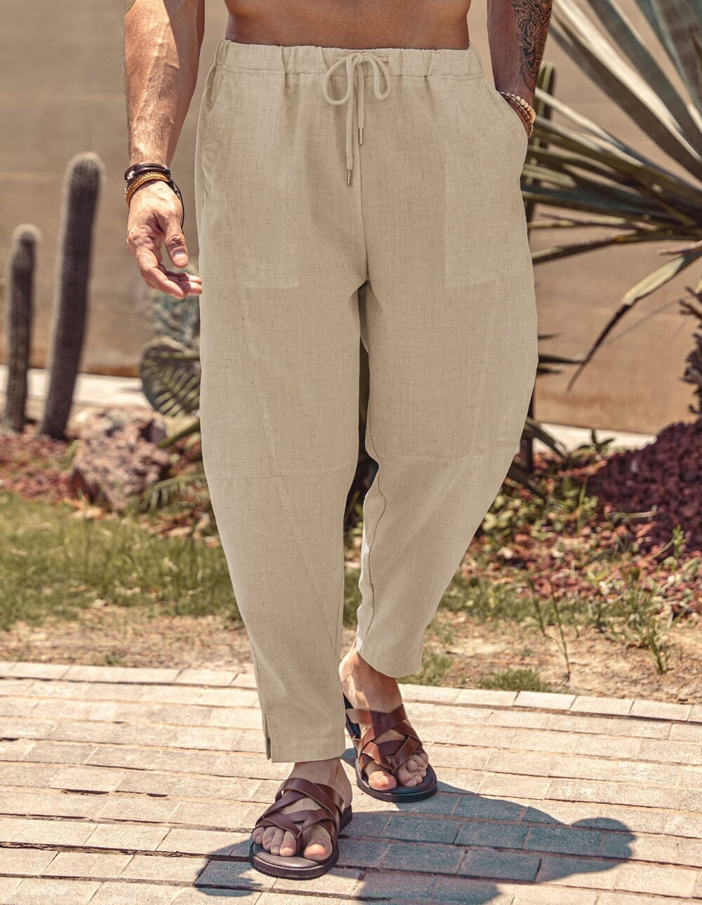 Pantalon de Lino playero