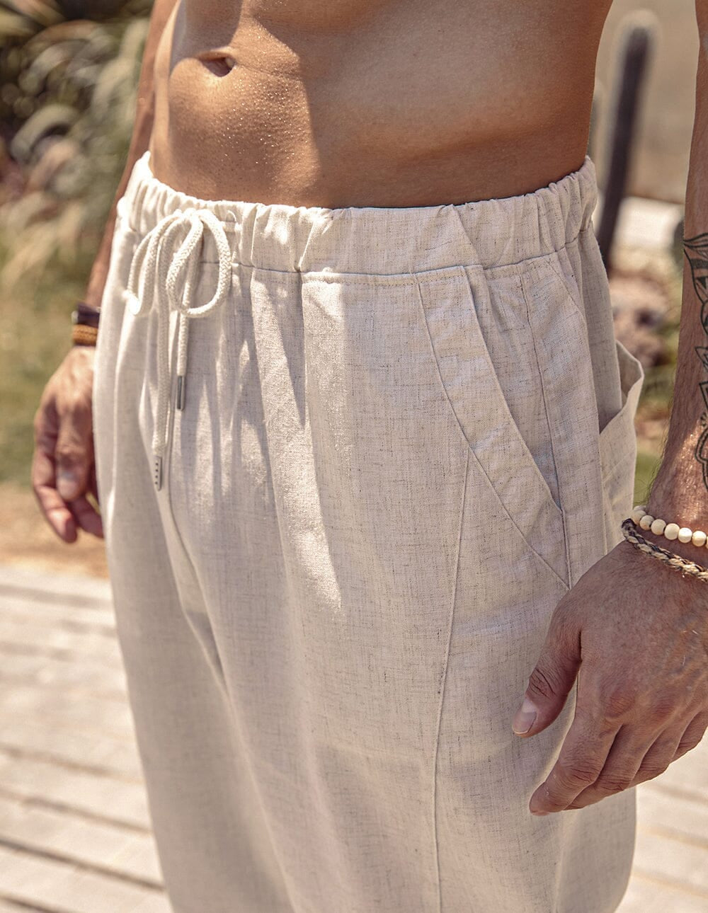 Pantalon de Lino playero