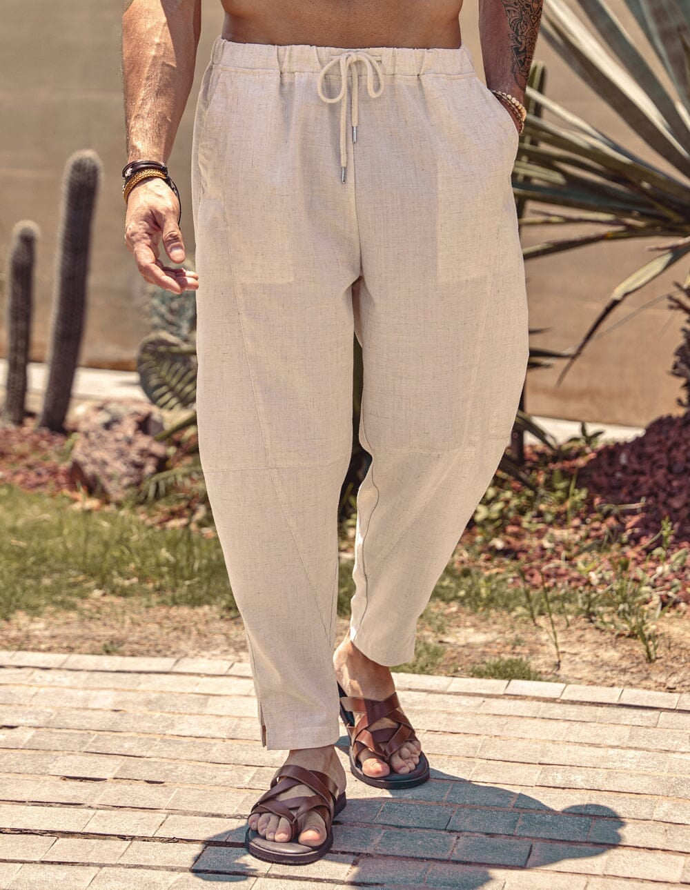 Pantalon de Lino playero