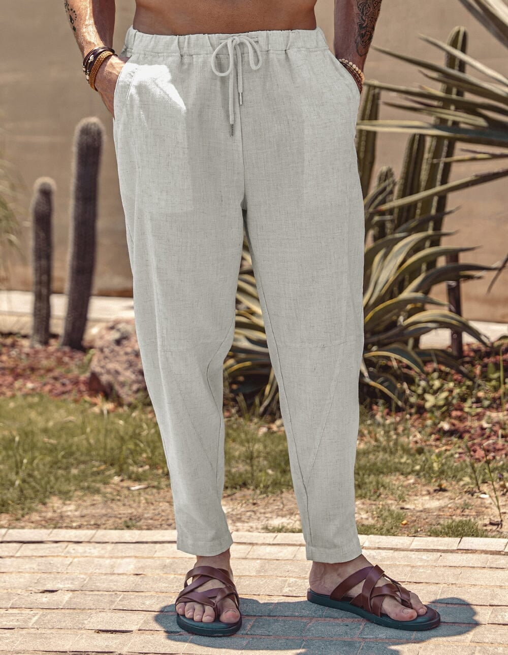 Pantalon de Lino playero