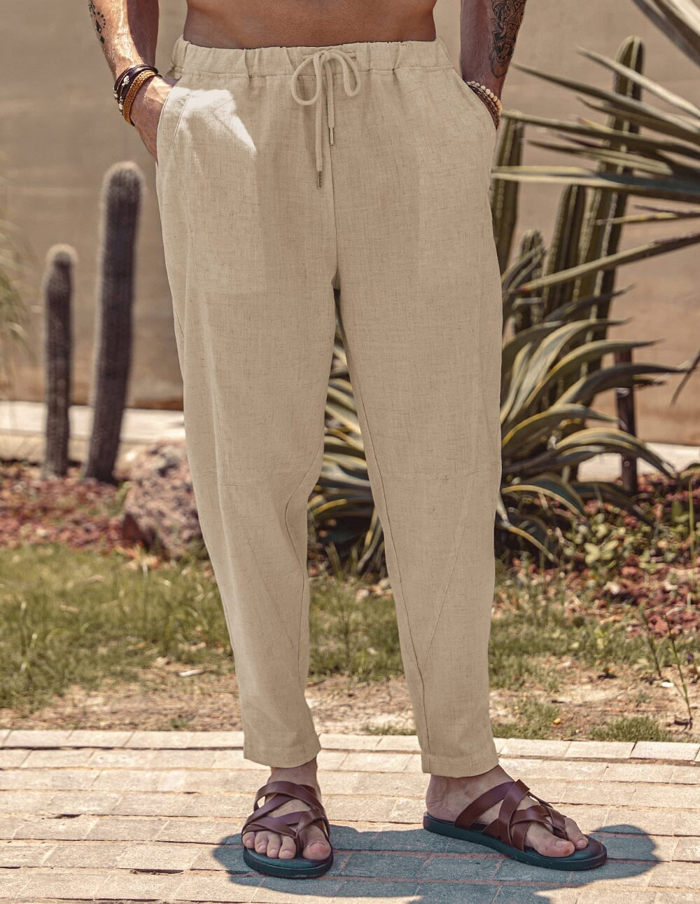 Pantalon de Lino playero